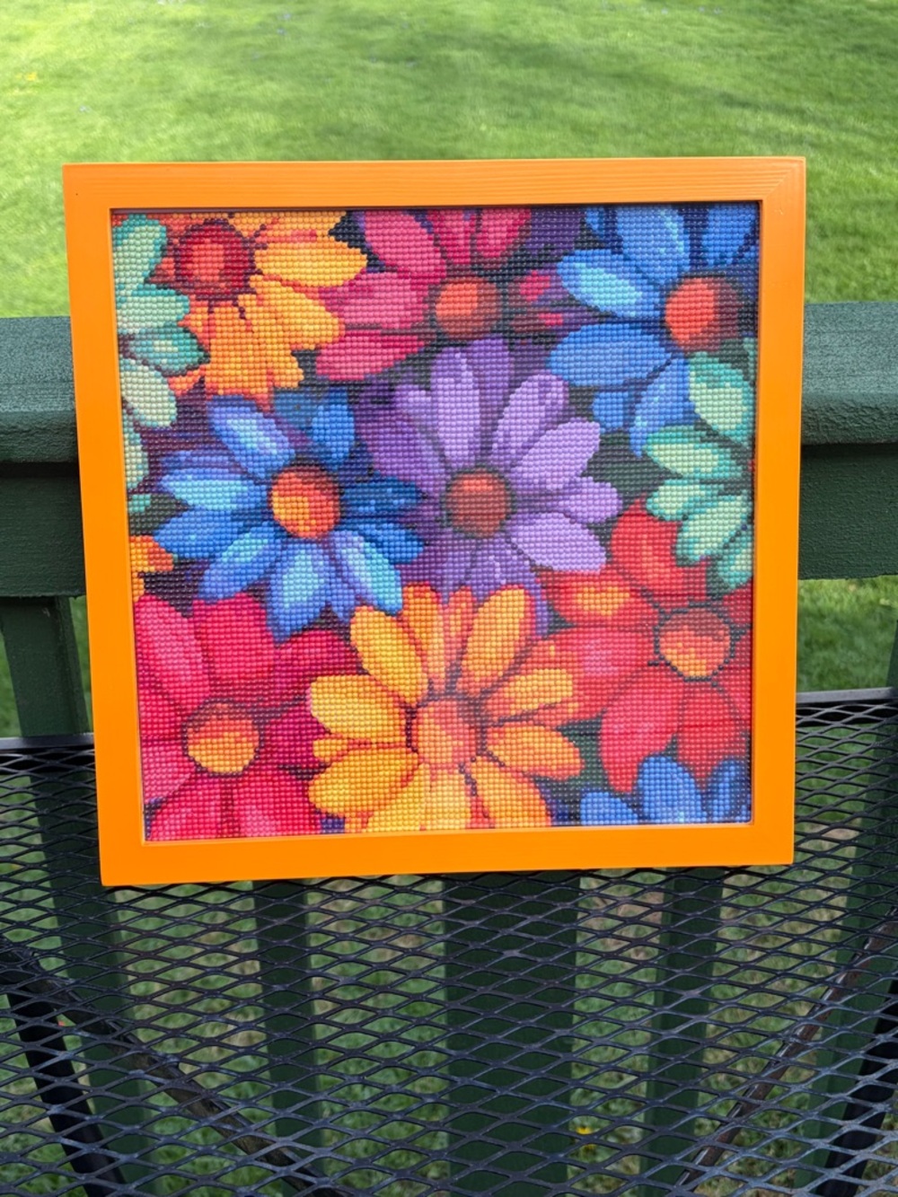 Colorful Floral Diamond Painting Wall Art